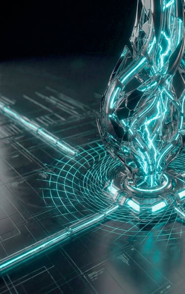 a futuristic looking object with a futuristic design