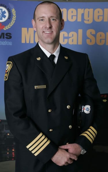 Joe Acker Edmonton EMS Uniform