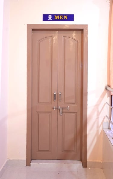 Green room or make-up room