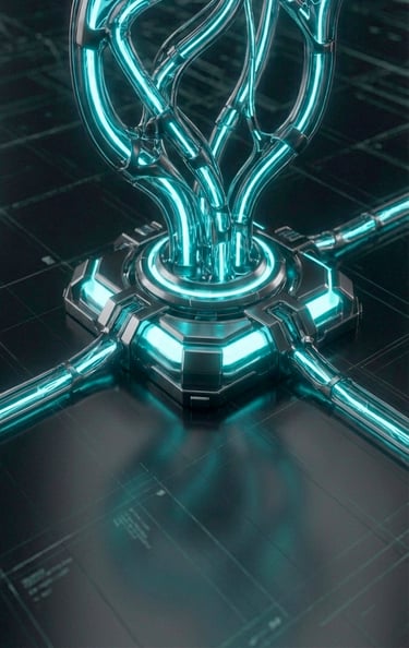 a computer generated image of a futuristic looking object