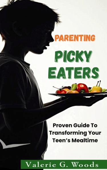 Parenting Picky Eaters Cover with Teenager Holding a Plate of Food