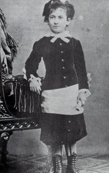 Dr. Maria Montessori as a child (cc. 1880)