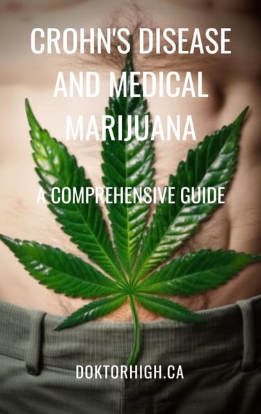 Crohn's disease and medical marijuana book cover by Doktorhigh