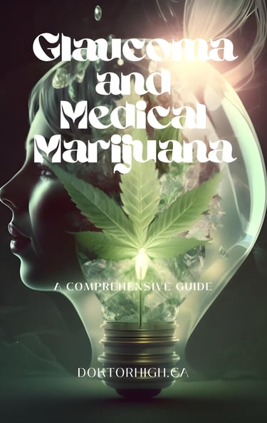 glaucoma and medical marijuana book cover by Doktorhigh