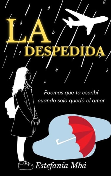 portada de libro de poasia la despedida