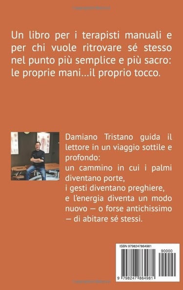 copertina libro "le mani come fonte di energia" retro