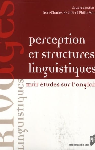 perception et structures linguistiques cover page