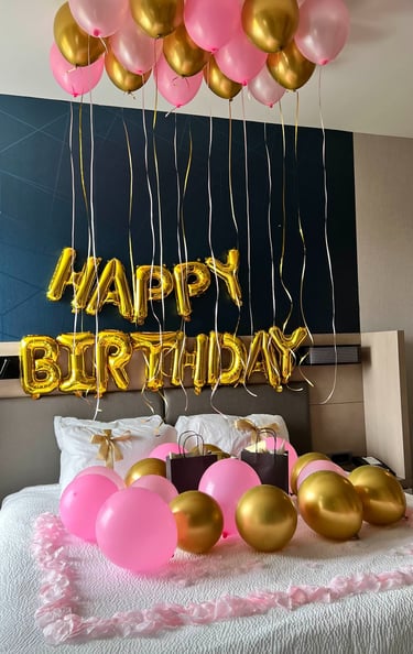 hotel decorator near me in Savannah, GA. Hotel decor in Jesup, GA. Birthday airbnb hotel decor