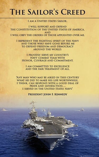 Military Program Page - Sailor's Creed