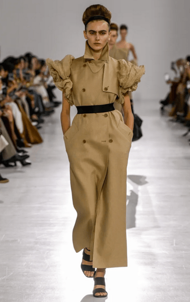 Max Mara trench coat dress Spring Summer 2026.