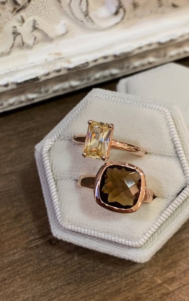 anelli argento e pietre dure