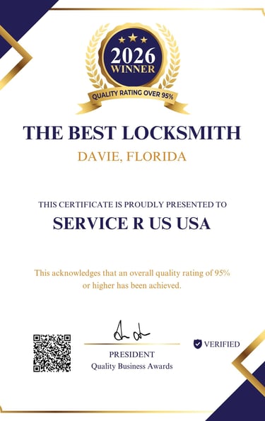 Best Locksmith Award