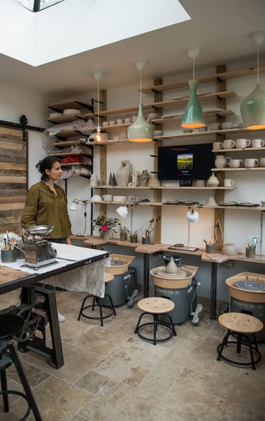 Atelier de poterie - Lumineux - Nature