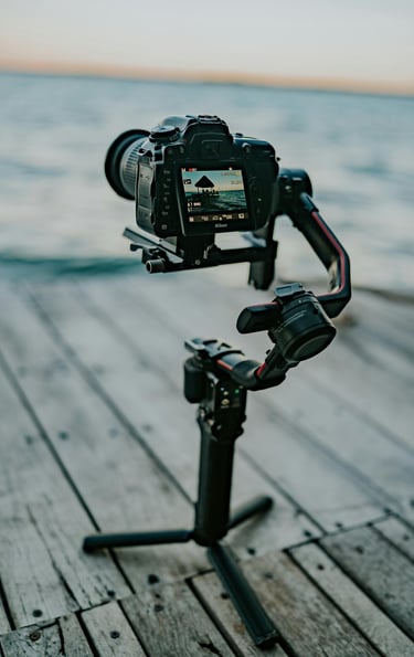 a camera attached to a tripododge with a tripodod