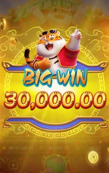 Super Big Win Fortune Tiger - Resultado épico de 30000x no tigre