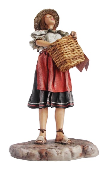 Mujer con Cesta