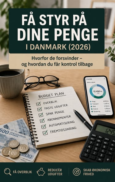 Føles det som om dine penge forsvinder? Lær hvordan du får kontrol over din økonomi i Danmark 2026 m