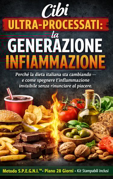 Cibi ultra-processati e infiammazione cronica: scopri come ridurli con un metodo italiano pratico in