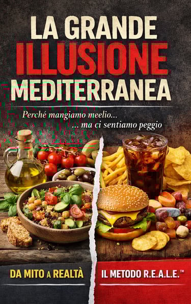 La verità sulla dieta mediterranea moderna, ultra-processati e infiammazione silenziosa. Scopri il M
