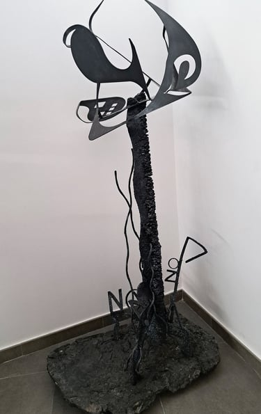 Escultura Miguel Yebra