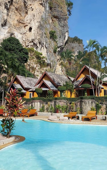 thailand krabi railay east diamond cave resort swimming pool