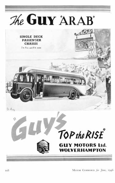 Guy Arab Single Decker from 1946