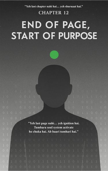 a poster of a man with a green headphones on