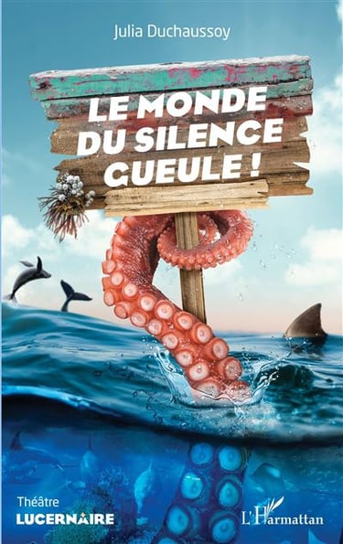 Affiche spectacle le monde du silence gueule
