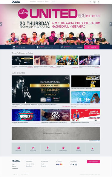 website mockup