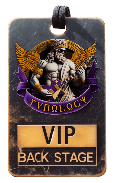 Tunology VIP Backstage Pass for exclusive guitar tuning tutorials and materials