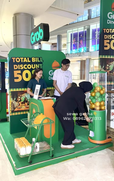 sewa mesin gachapon jumbo square jakarta