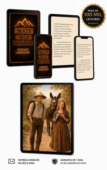 Mockup Livro Mate Seus Sonhos