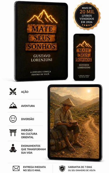 Mockup Livro Mate Seus Sonhos AA