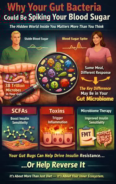 New research shows gut health plays a key role in insulin resistance. Find out how to improve your m