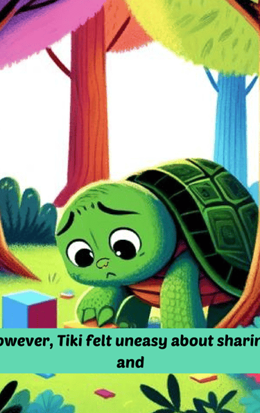 Tiki the Turtle book page