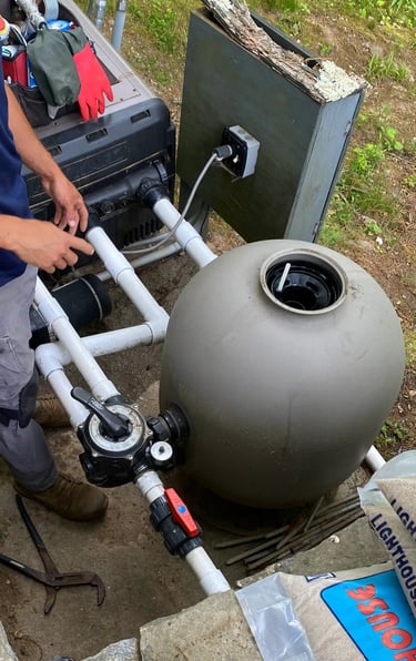 Eagleview Pool Care offers expert filter cleaning to improve pool water quality and extend the life 
