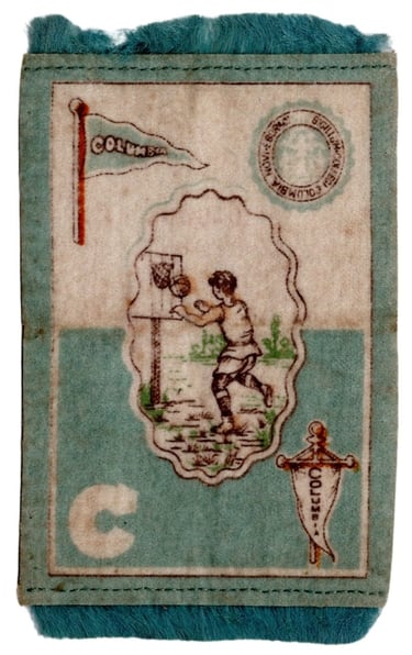 Columbia Vintage B33 College Basketball Felt