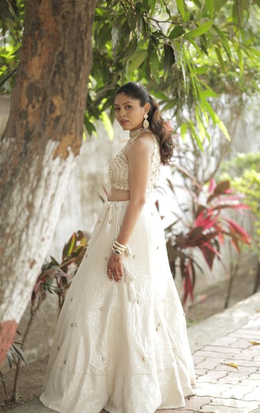 elegant soft glam makeup look by professional makeup artist Vadodara