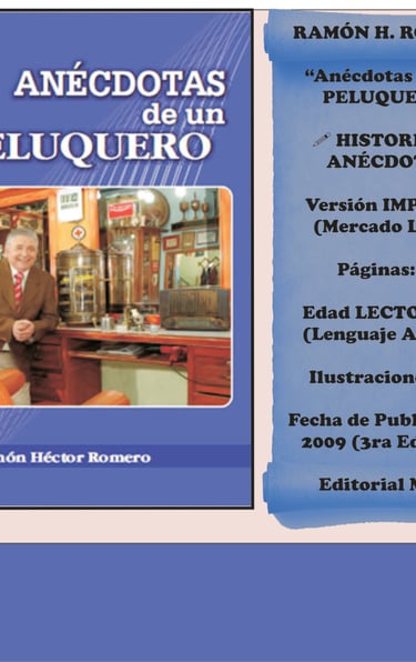 Libro Anécdotas de un Peluquero