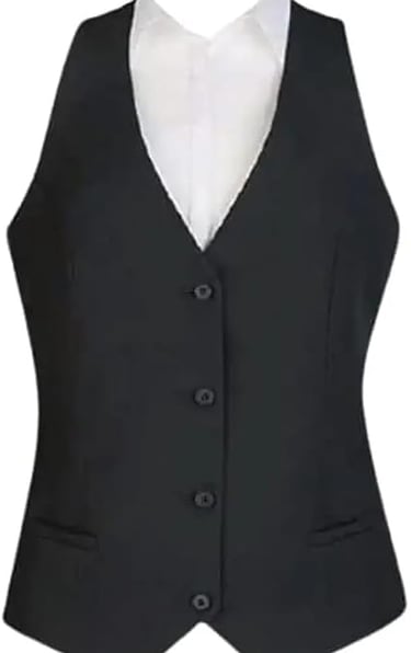 Black vest for women