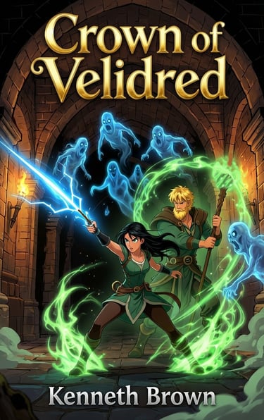 The Crown of Velidred is the conclusion to the Epic Fantasy Mountain King Series. 