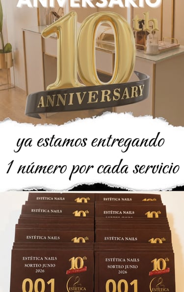 Aniversario Estética Nails
