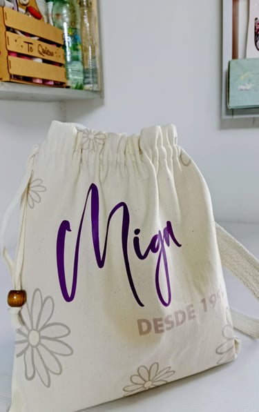 Bolso manos libres estampado