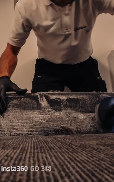 Intervention nettoyage canapé à Charleroi