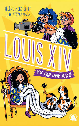 Première de couverture du roman documentaire Louix XIV