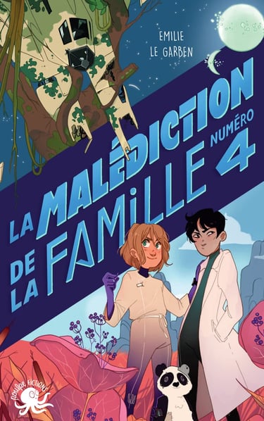 Première de couverture du roman La malédiction de la famille 4