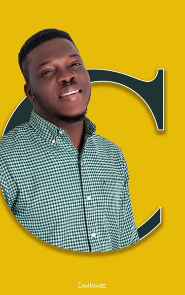 a man in a green shirt and a green and white checkered shirt