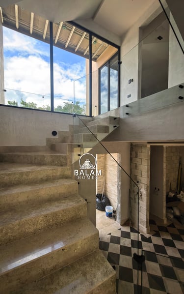 Recámara en casa de lujo en Ciudad Mayakoba Playa del Carmen con diseño elegante y ambiente exclusiv