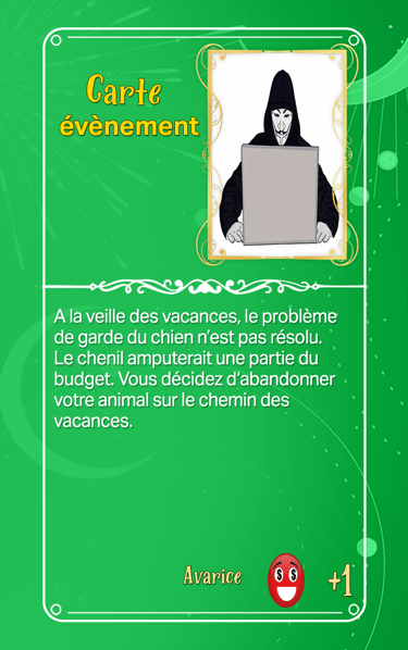 Eden le jeu de la vie carte evenement