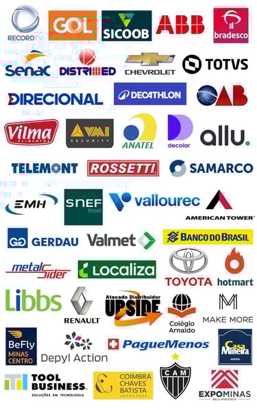 Algumas Empresas que confiam em Jaque Quick Massage BH